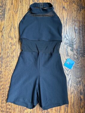 NWT Bluewater Black Halter Dance Glam Uni